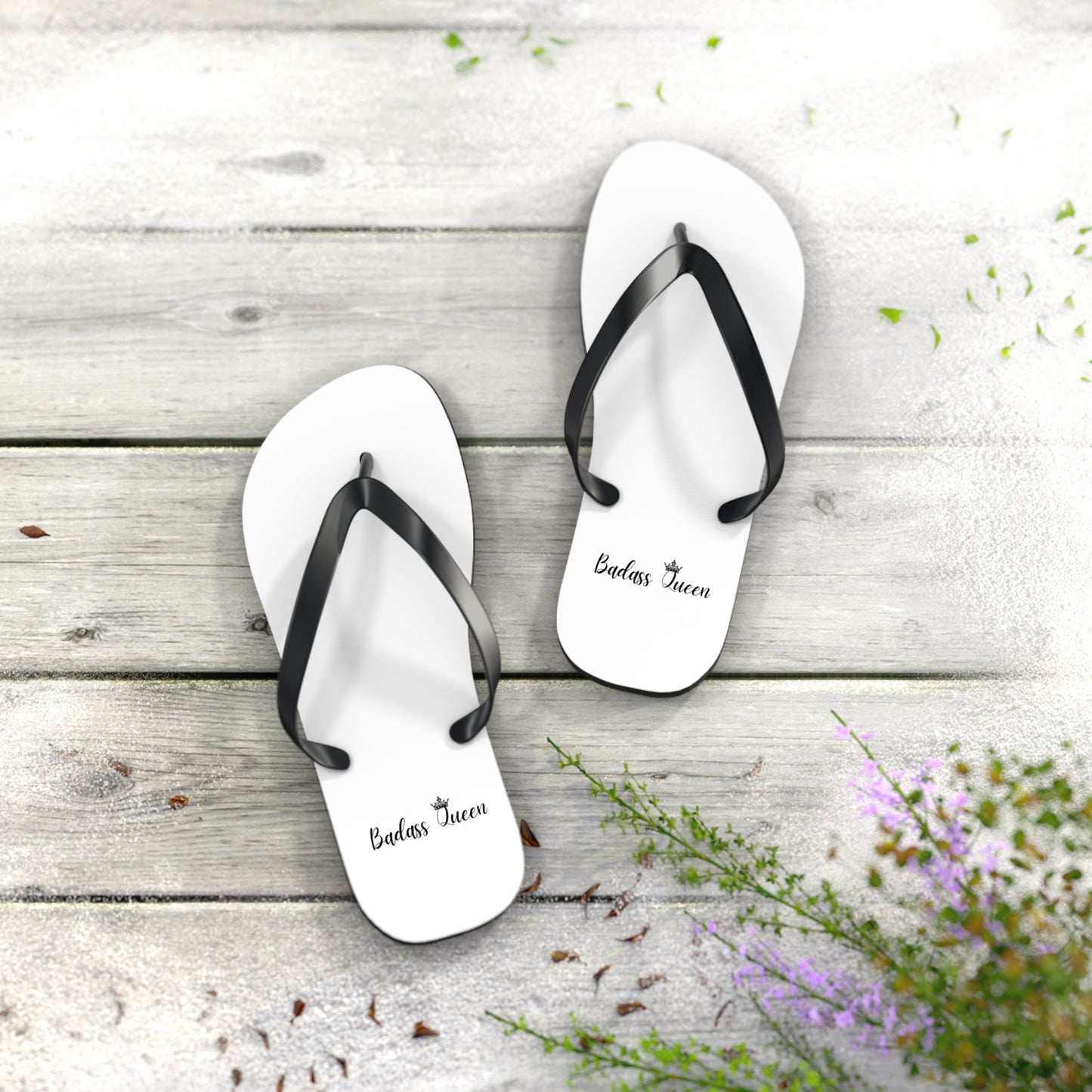 Badass Queen Flip Flops - Perfect Summer Beachwear