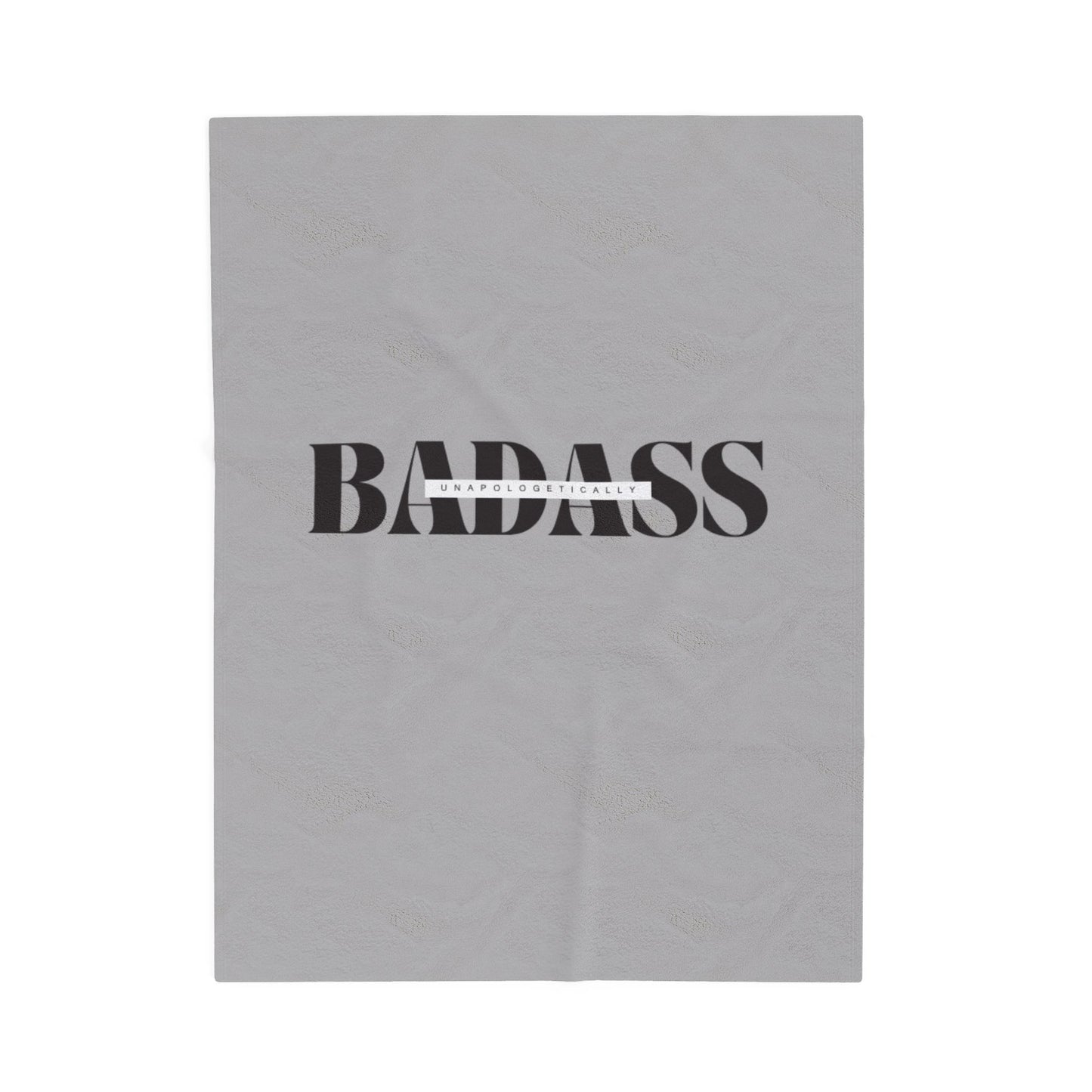 Badass Velveteen Plush Blanket, Cozy Throw for Adults, Birthday Gift, Home Decor, Perfect for Relaxation and Cozy Nights