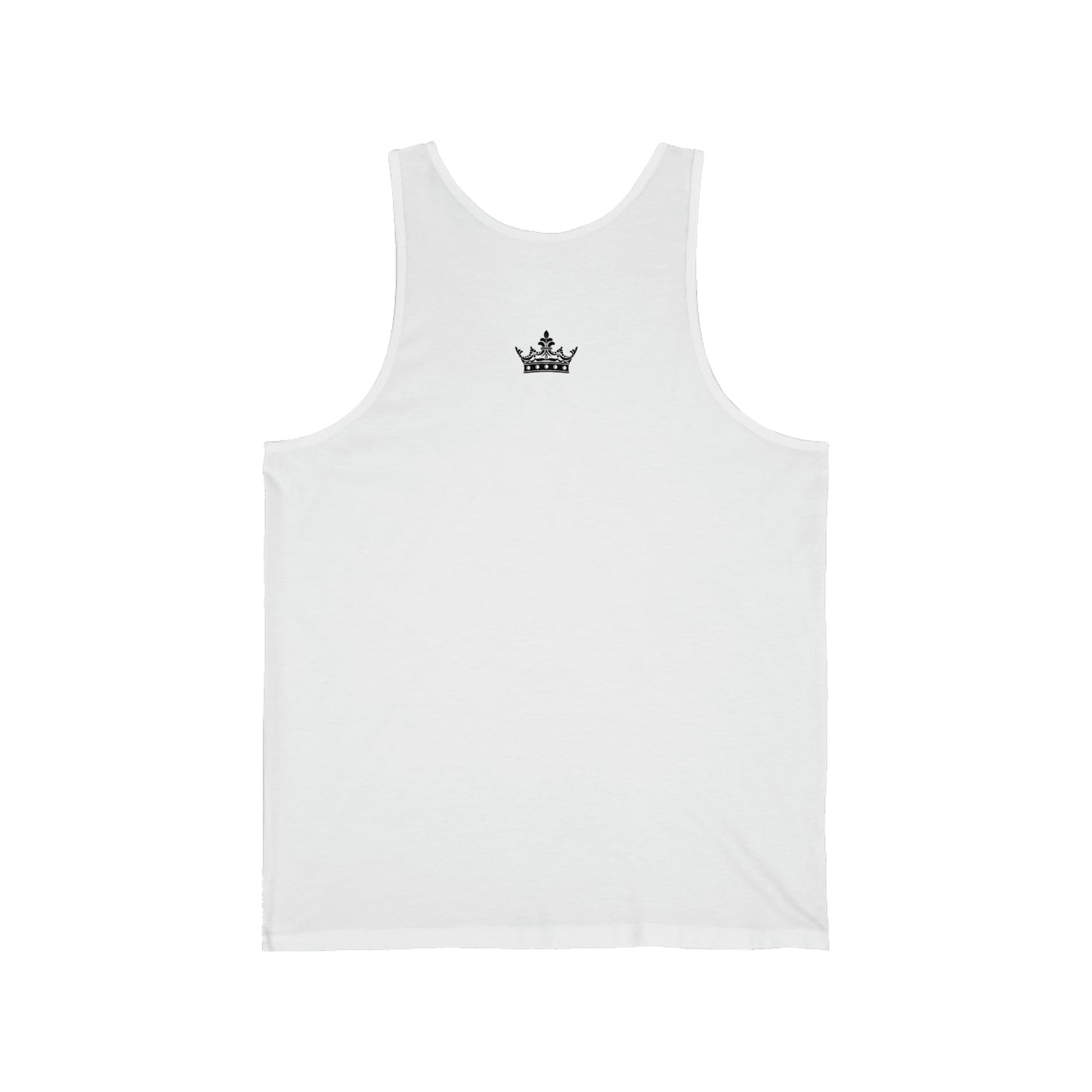 Badass Queen with Black logo Unisex Jersey Tank
