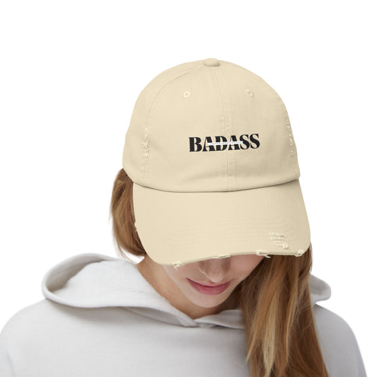 Unapologetically  Badass Distressed Cap