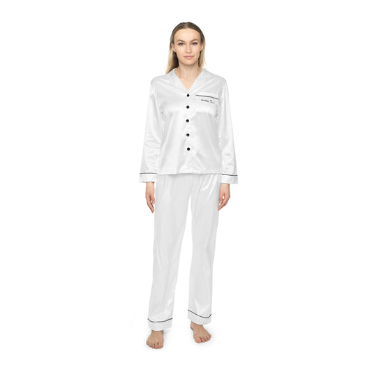 Badass Queen Women's Satin Pajamas Set - Luxurious Comfort for Sleep and Lounging