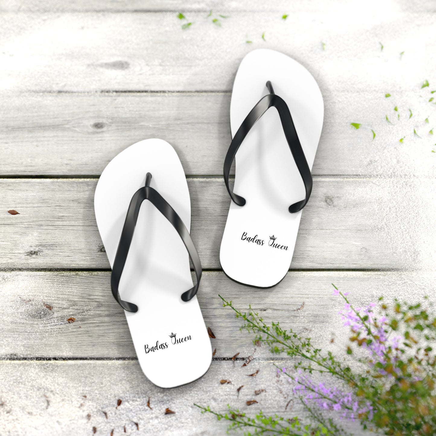 Badass Queen Flip Flops - Perfect Summer Beachwear