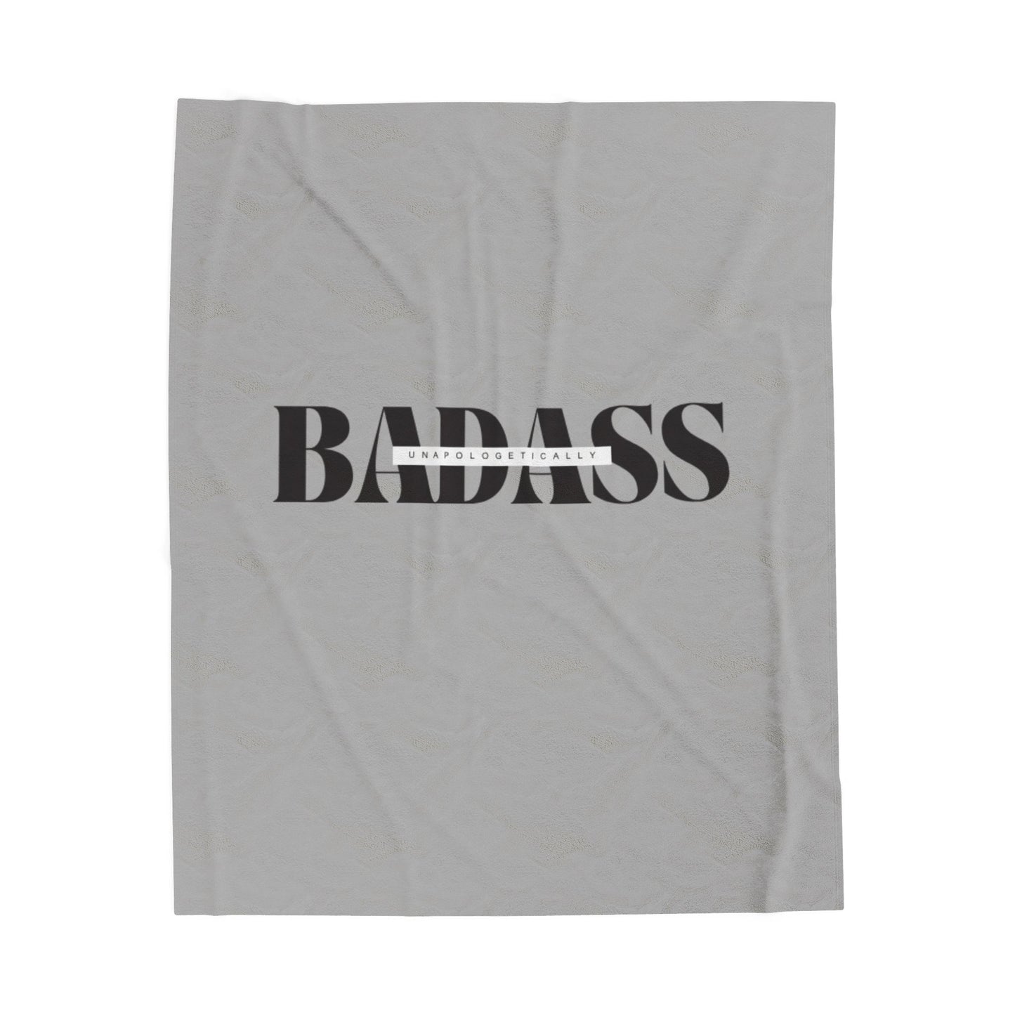 Badass Velveteen Plush Blanket, Cozy Throw for Adults, Birthday Gift, Home Decor, Perfect for Relaxation and Cozy Nights
