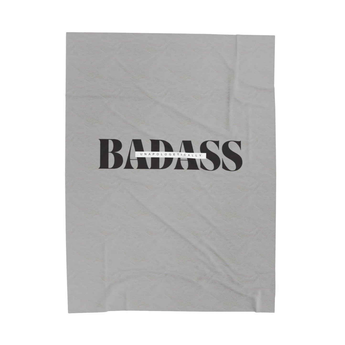 Badass Velveteen Plush Blanket, Cozy Throw for Adults, Birthday Gift, Home Decor, Perfect for Relaxation and Cozy Nights