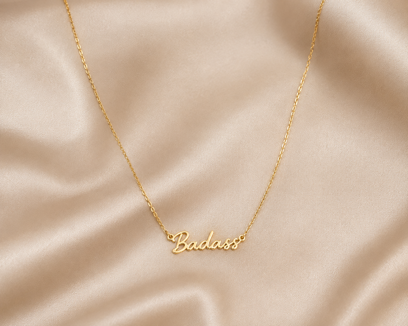 Badass Necklace (available in silver or gold)
