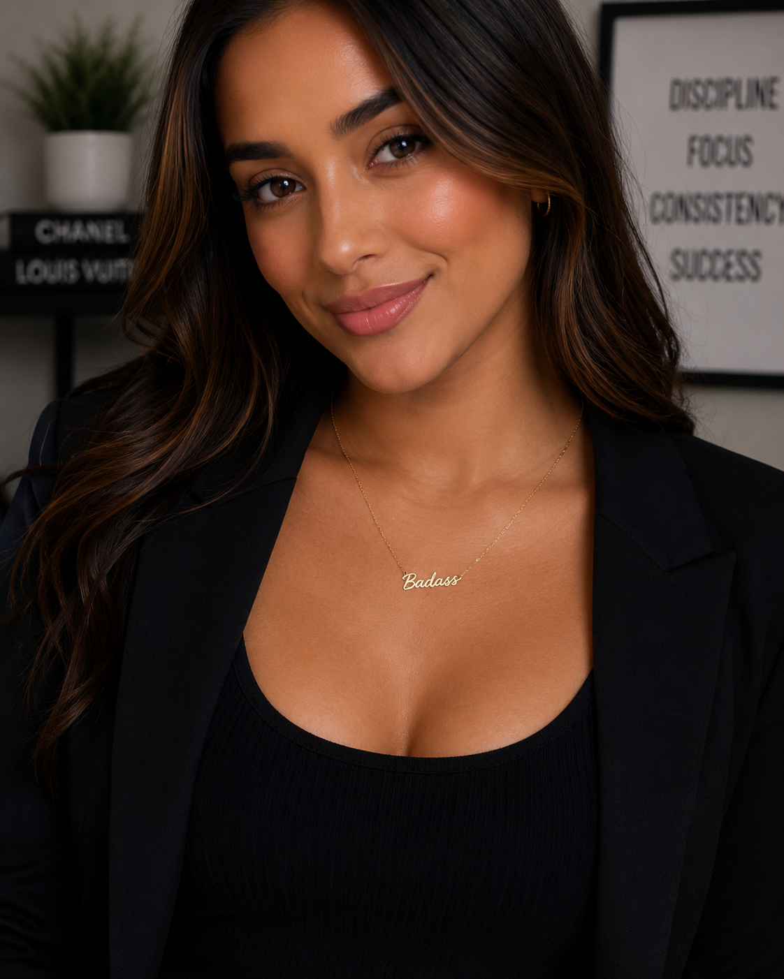 Badass Necklace (available in silver or gold)