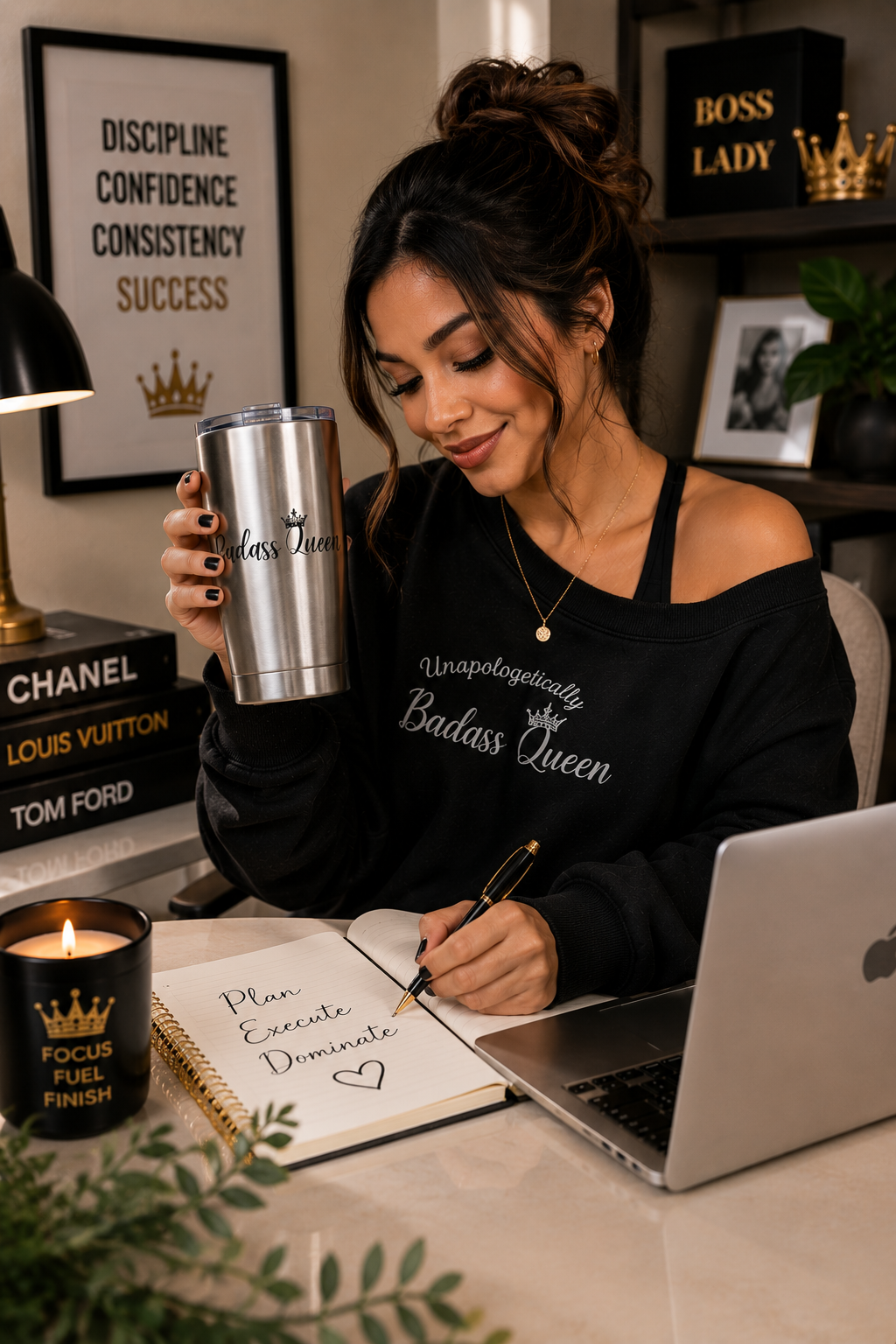 Badass Queen 20oz Stainless Steel Tumbler