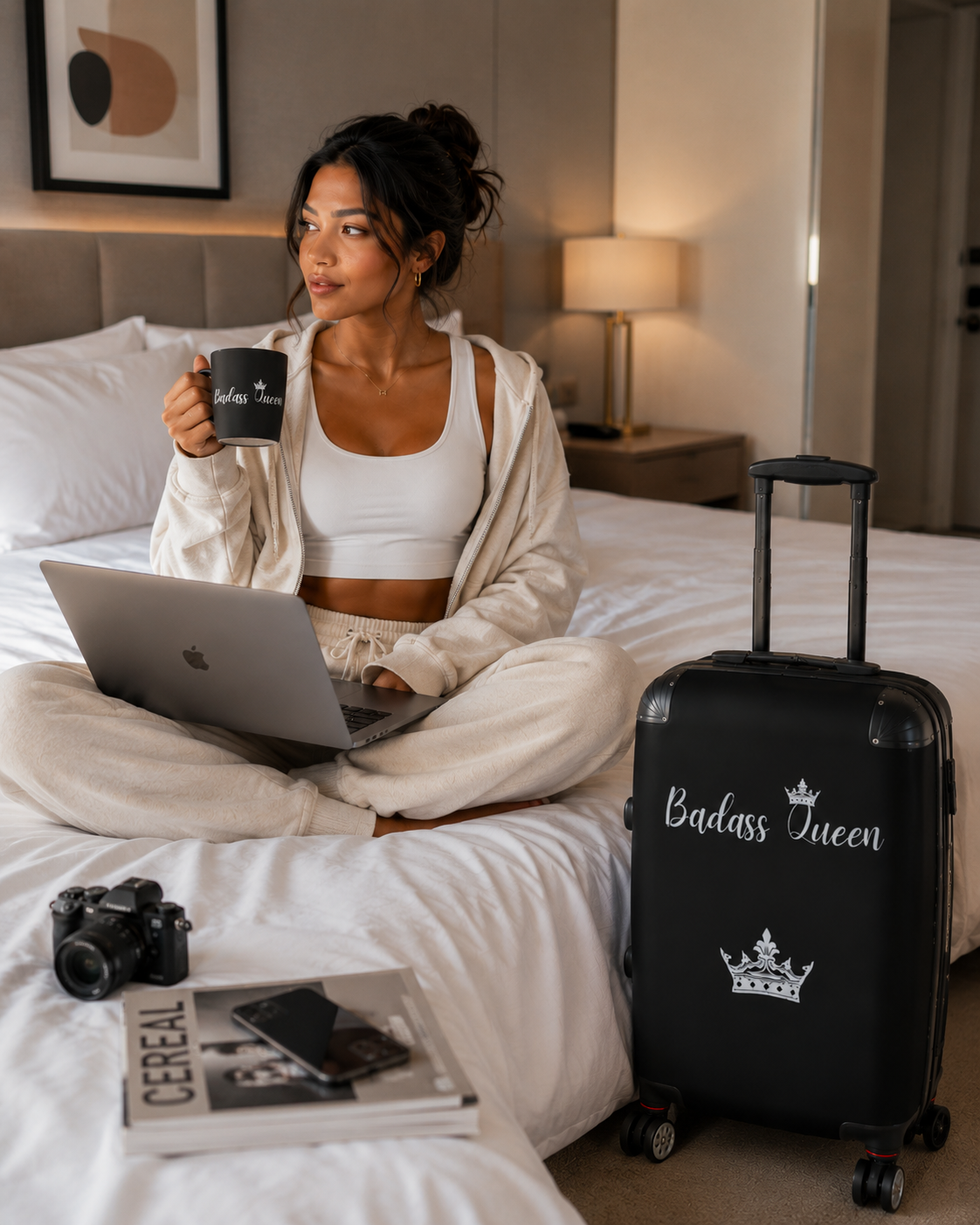 Badass Queen Suitcase