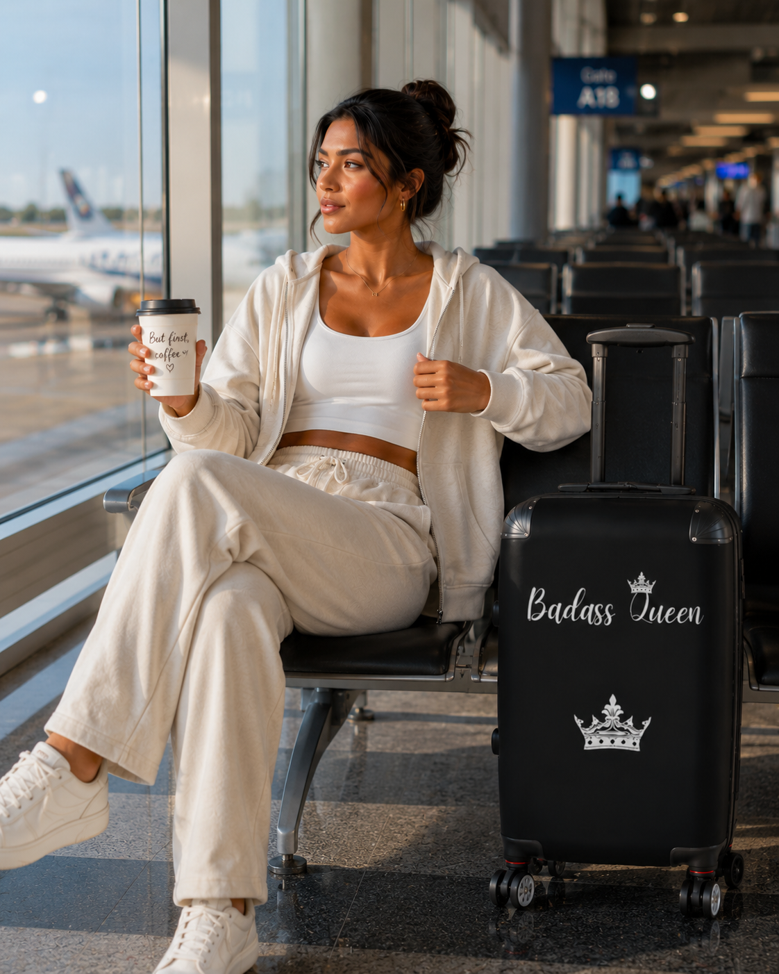 Badass Queen Suitcase