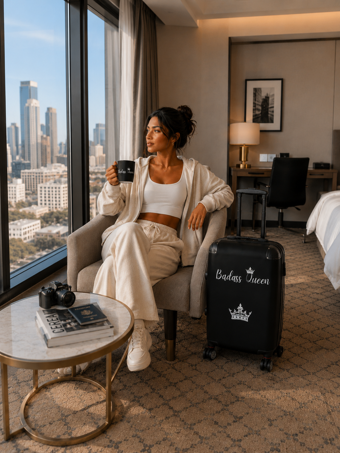 Badass Queen Suitcase