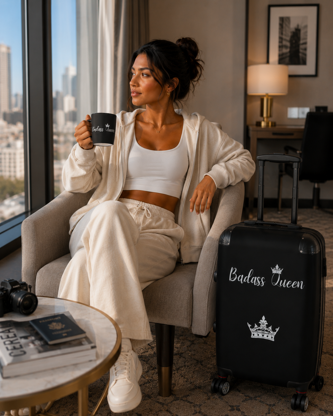 Badass Queen Suitcase
