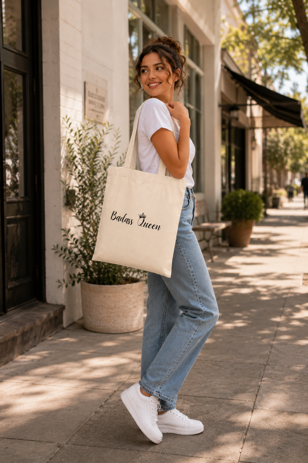 Badass Queen Tote Bag