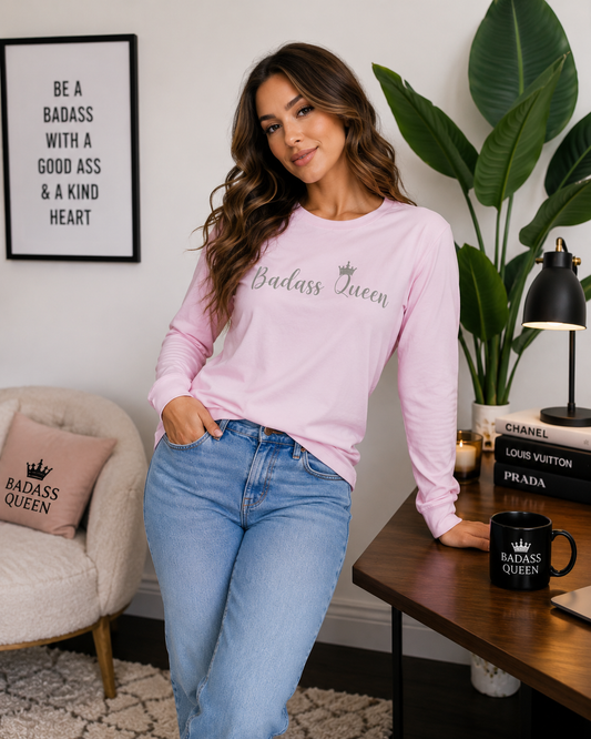 Badass Queen Unisex Ultra Cotton Long Sleeve Tee