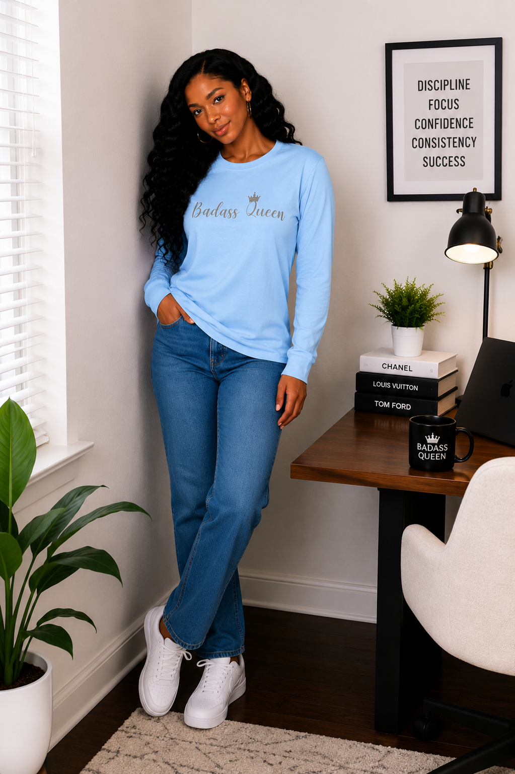 Badass Queen Unisex Ultra Cotton Long Sleeve Tee