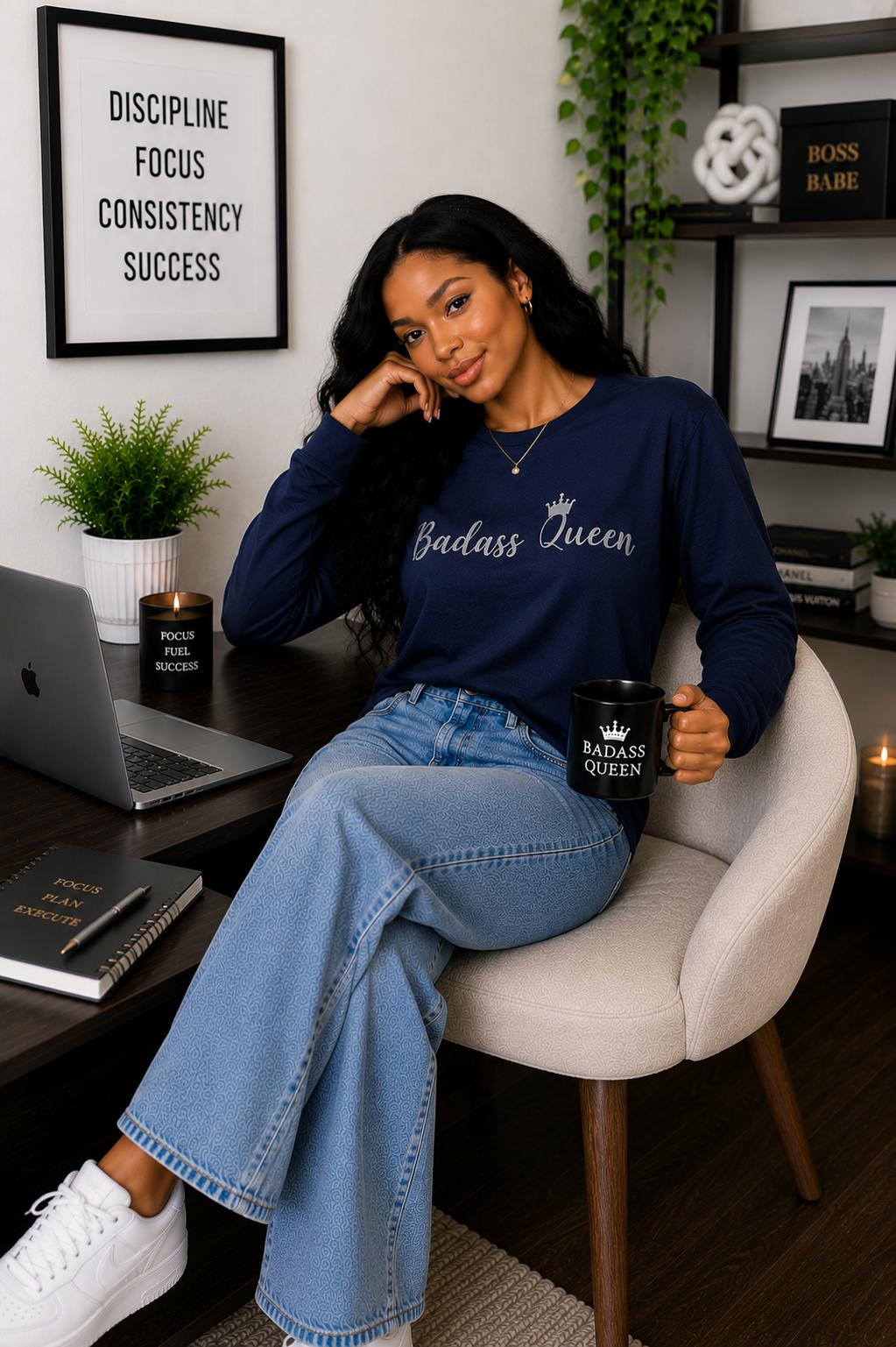 Badass Queen Unisex Ultra Cotton Long Sleeve Tee