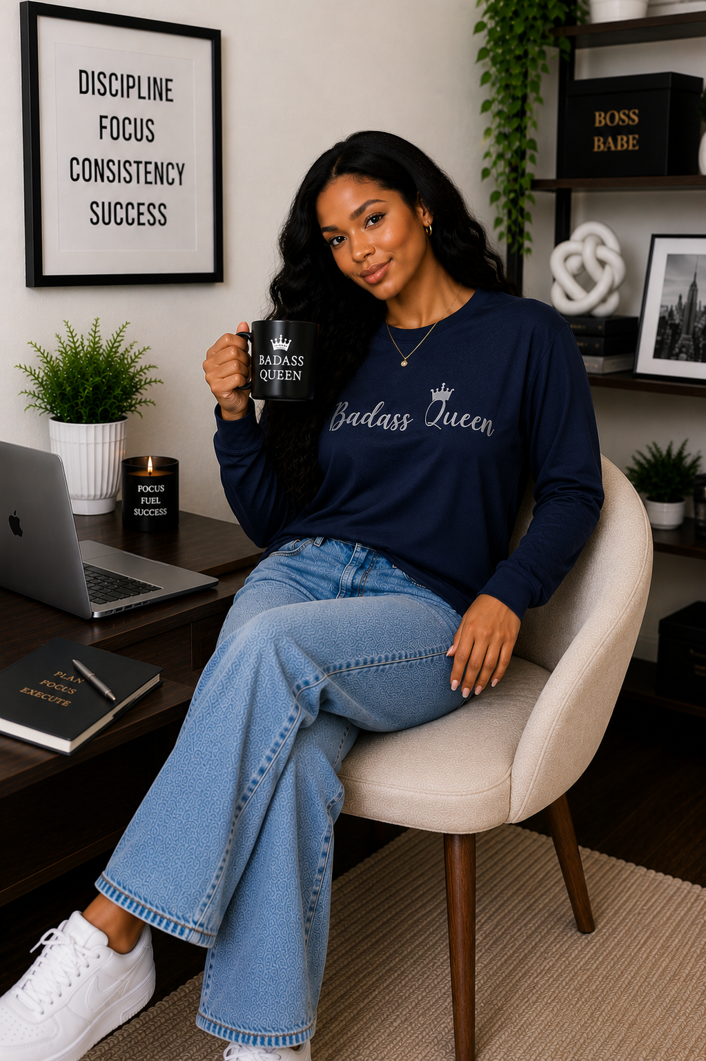 Badass Queen Unisex Ultra Cotton Long Sleeve Tee