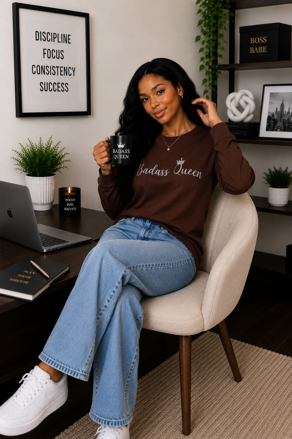 Badass Queen Unisex Ultra Cotton Long Sleeve Tee