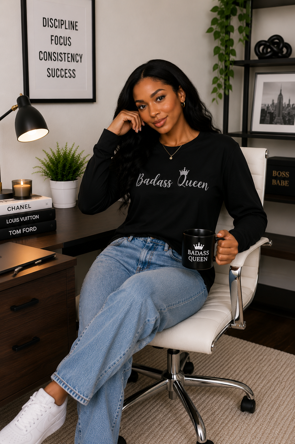Badass Queen Unisex Ultra Cotton Long Sleeve Tee