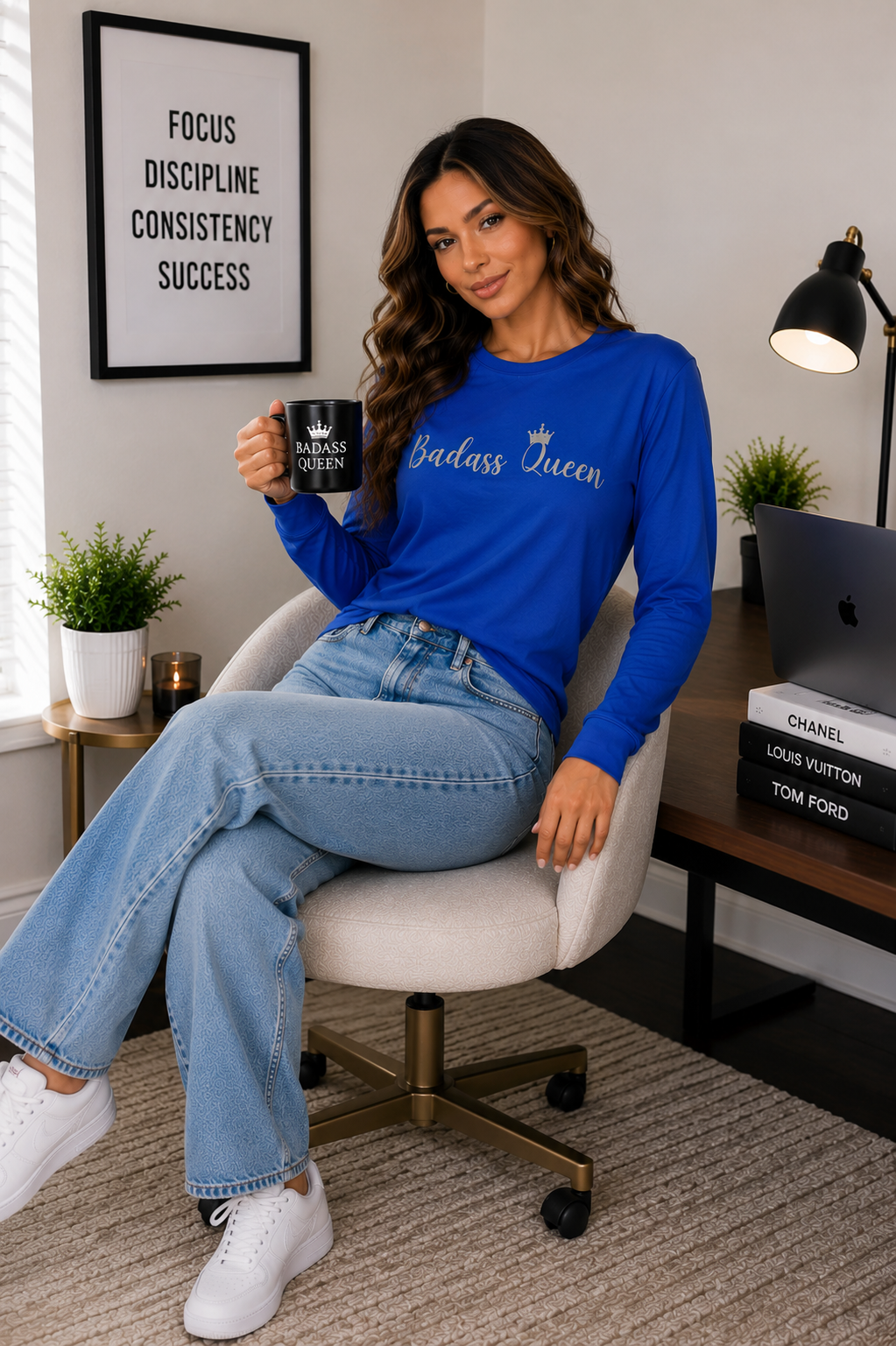Badass Queen Unisex Ultra Cotton Long Sleeve Tee