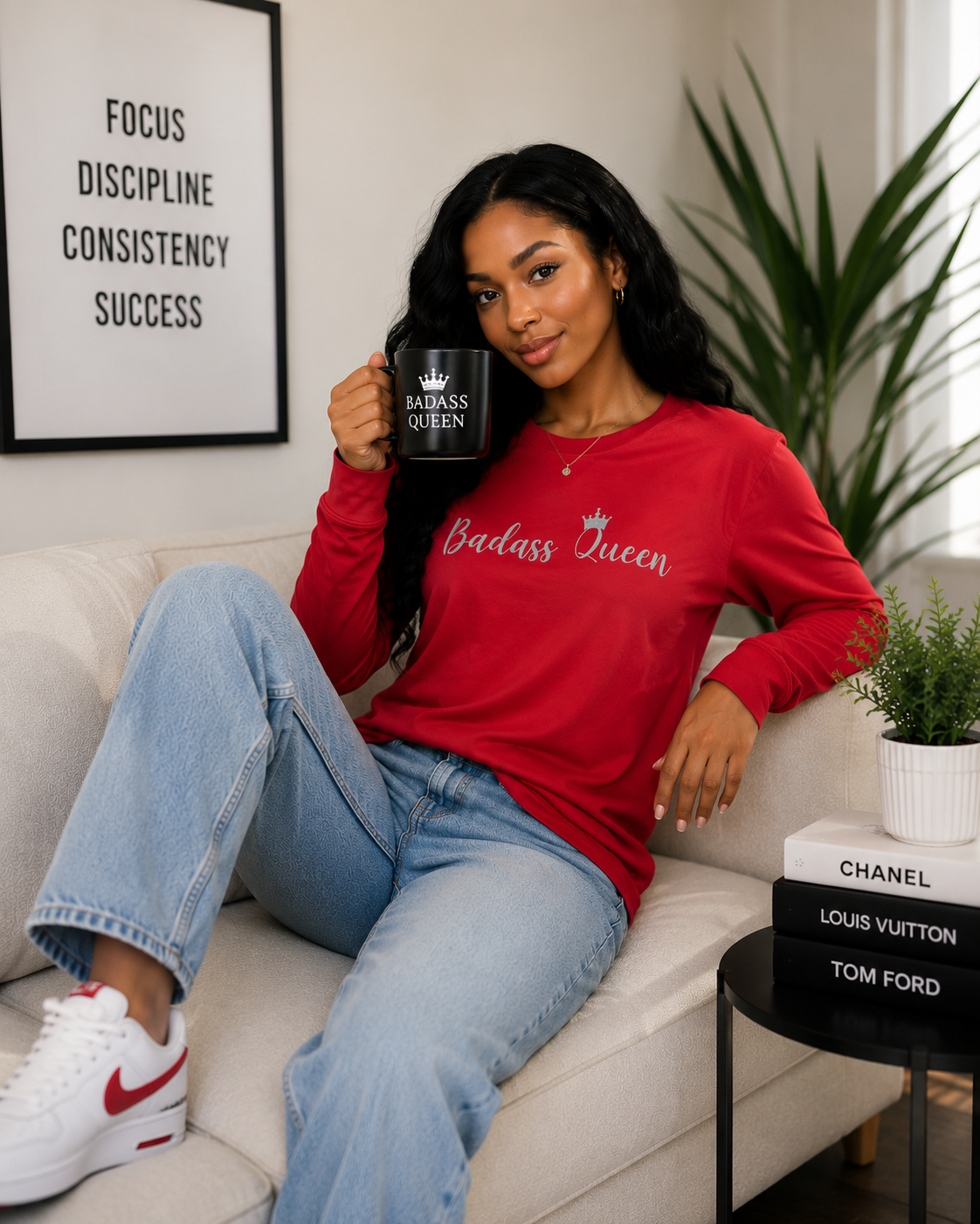 Badass Queen Unisex Ultra Cotton Long Sleeve Tee
