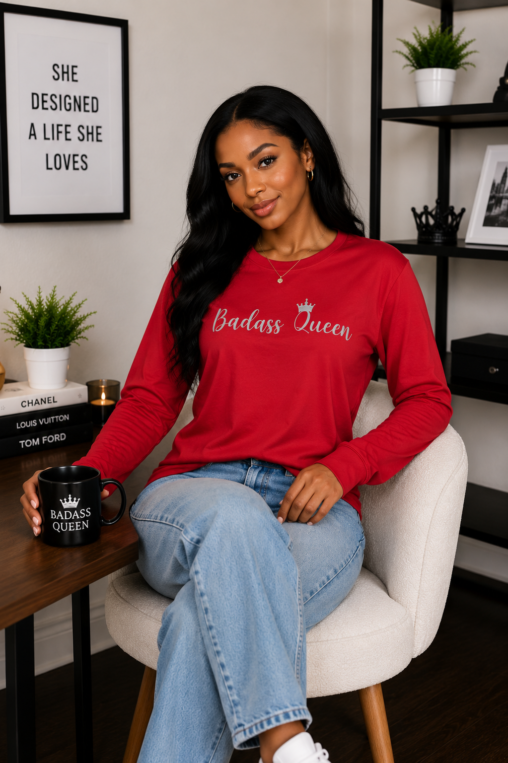 Badass Queen Unisex Ultra Cotton Long Sleeve Tee