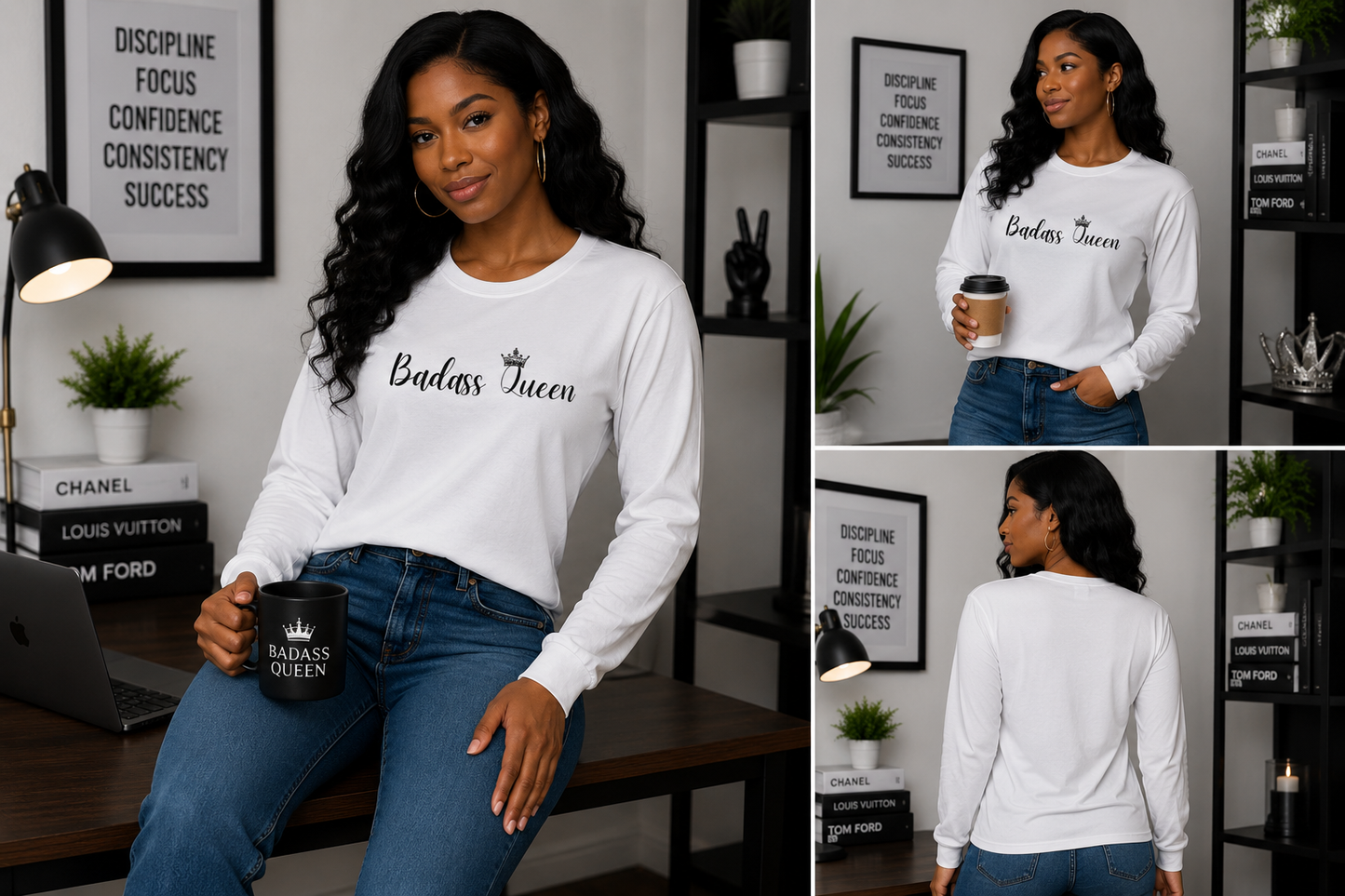 Badass Queen Unisex Ultra Cotton Long Sleeve Tee