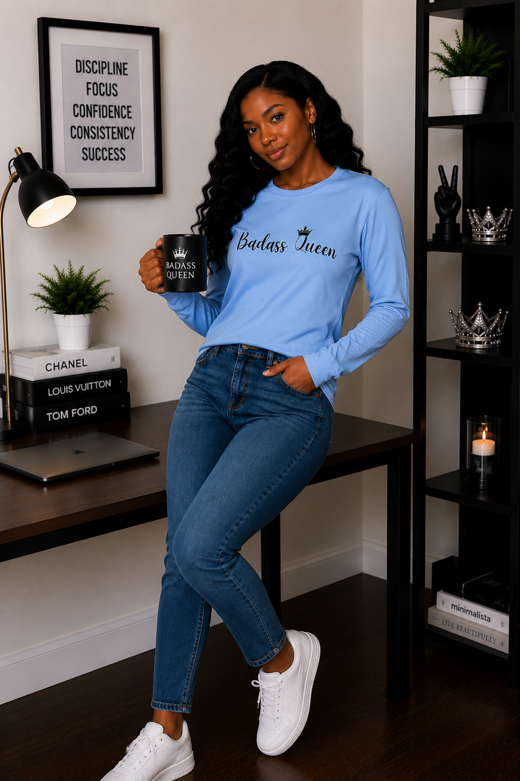 Badass Queen Unisex Ultra Cotton Long Sleeve Tee