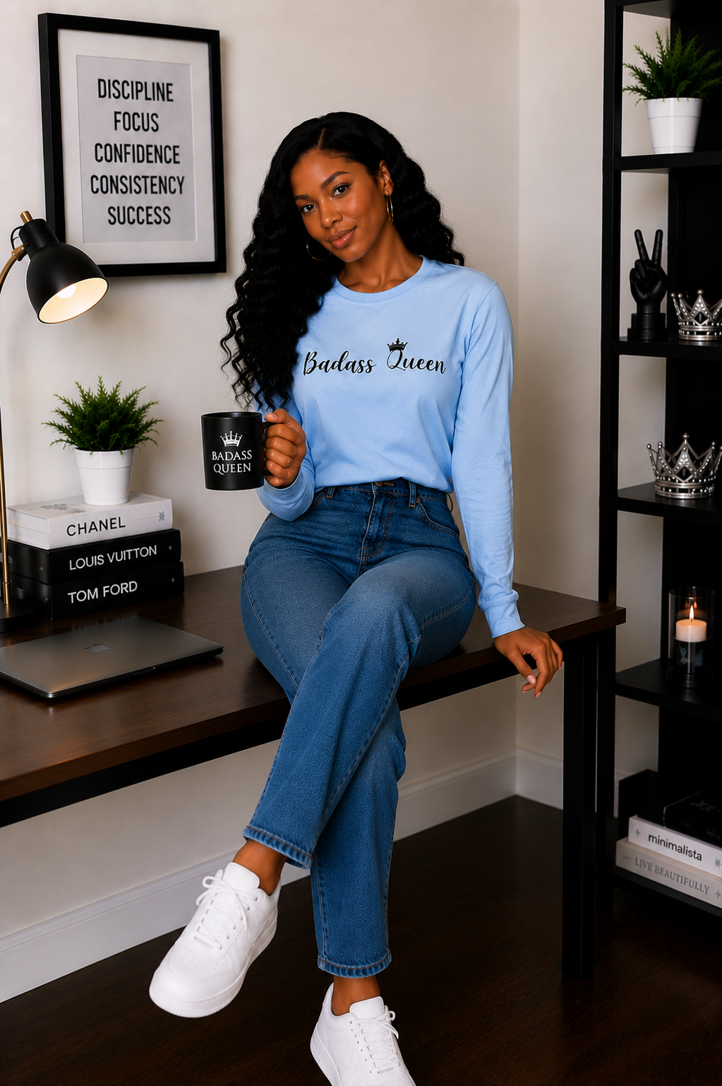 Badass Queen Unisex Ultra Cotton Long Sleeve Tee