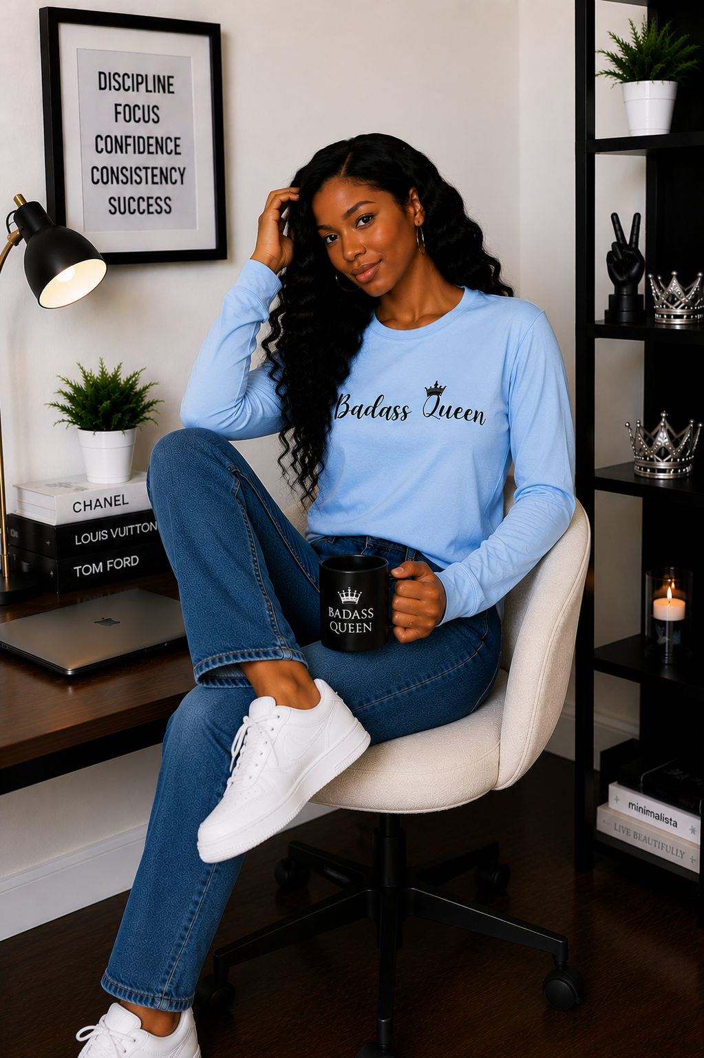 Badass Queen Unisex Ultra Cotton Long Sleeve Tee