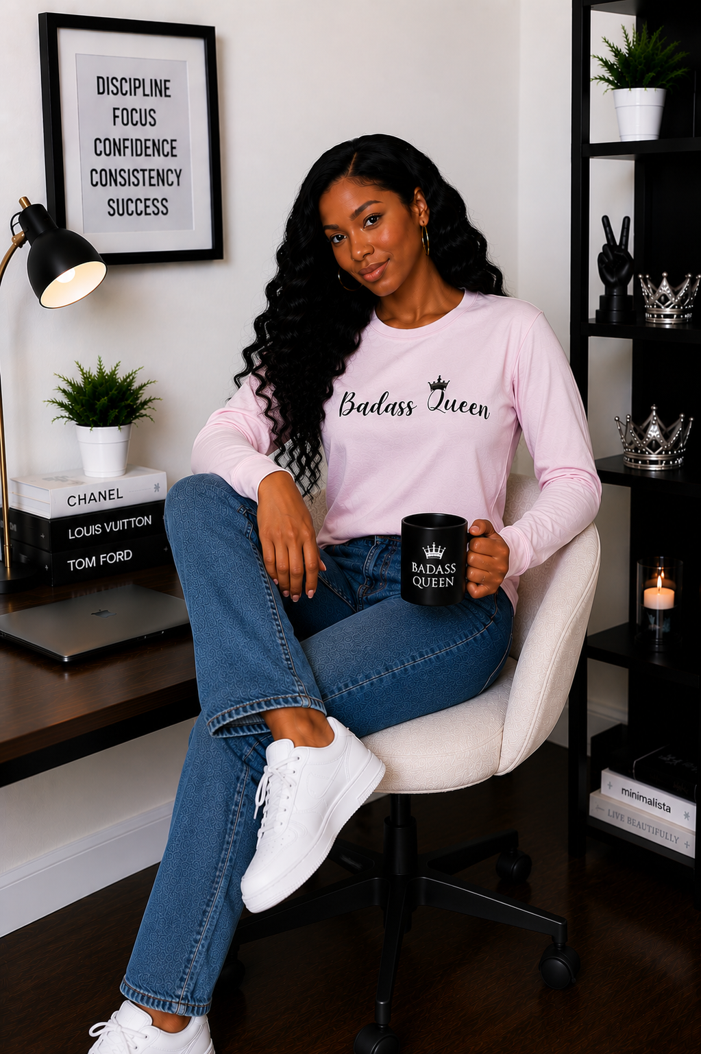 Badass Queen Unisex Ultra Cotton Long Sleeve Tee