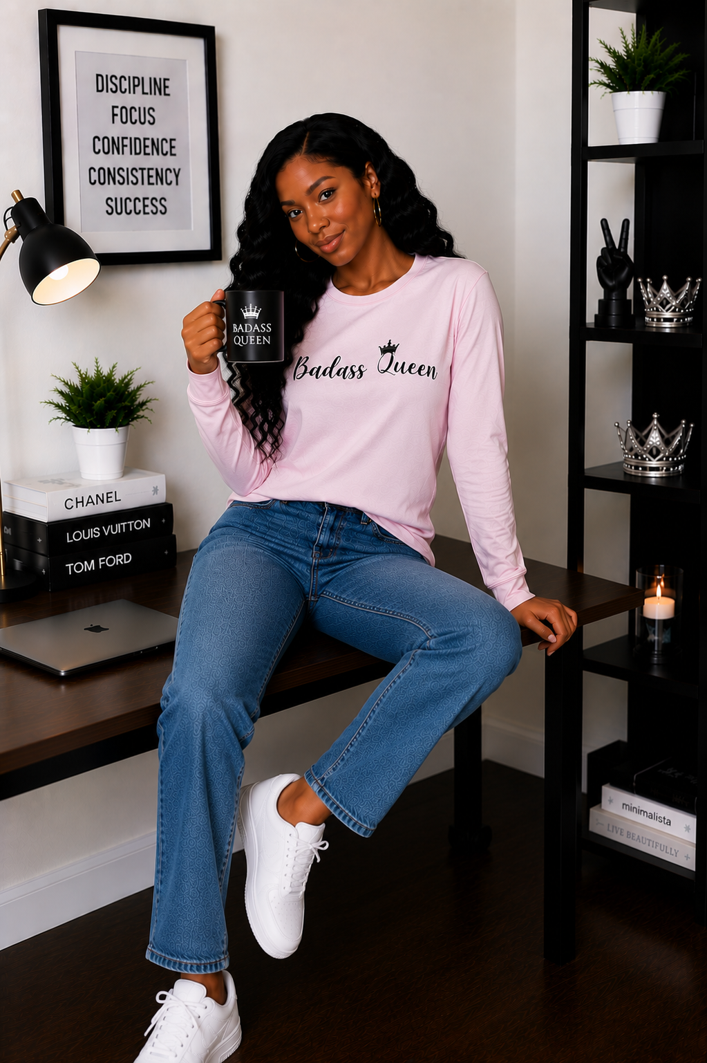 Badass Queen Unisex Ultra Cotton Long Sleeve Tee