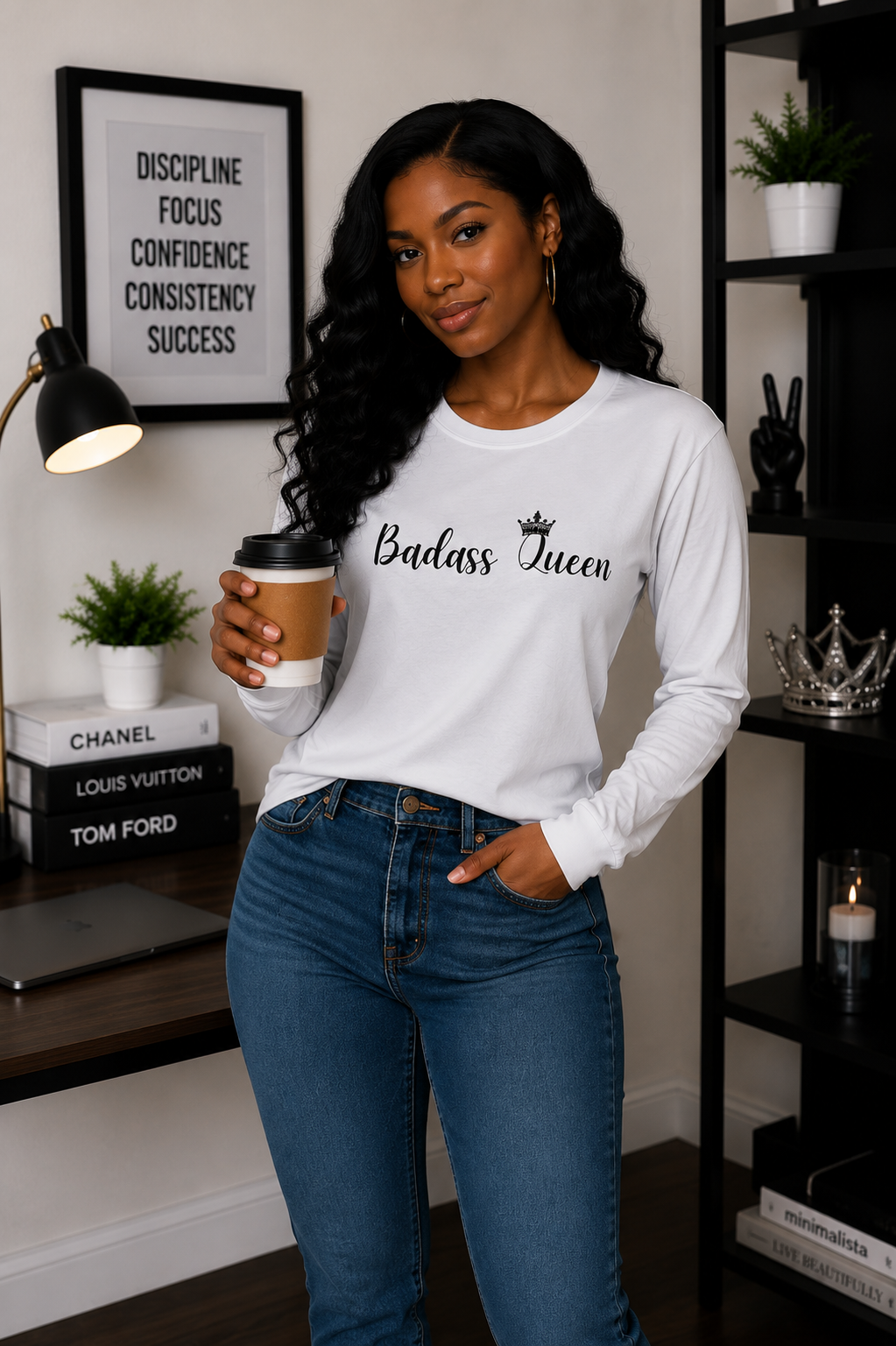 Badass Queen Unisex Ultra Cotton Long Sleeve Tee