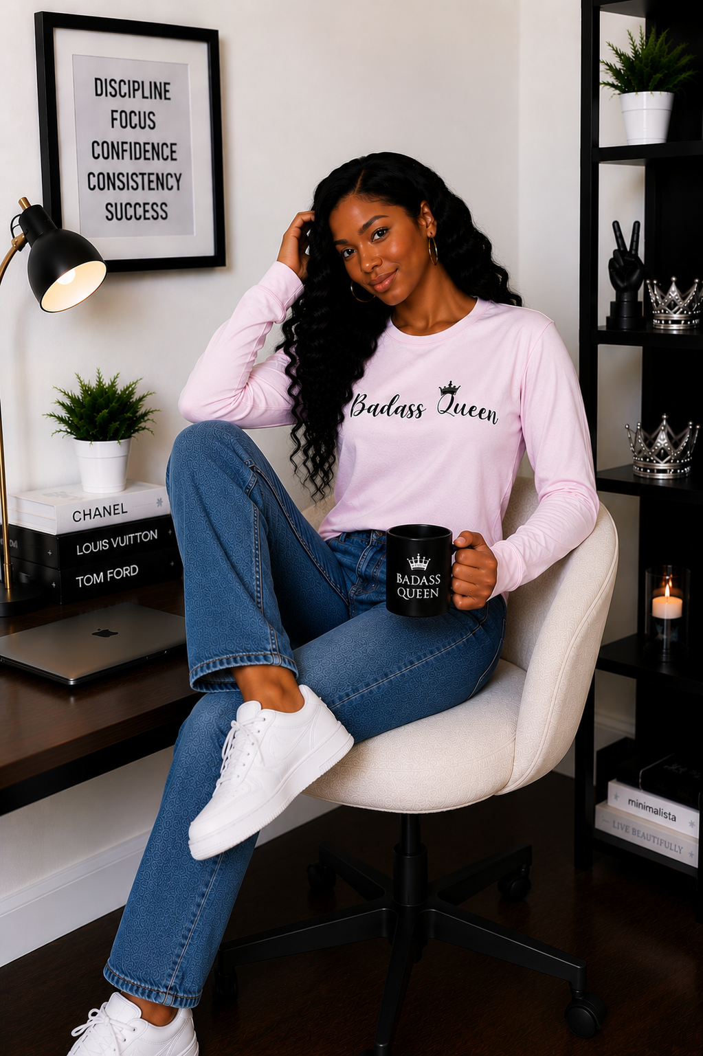 Badass Queen Unisex Ultra Cotton Long Sleeve Tee