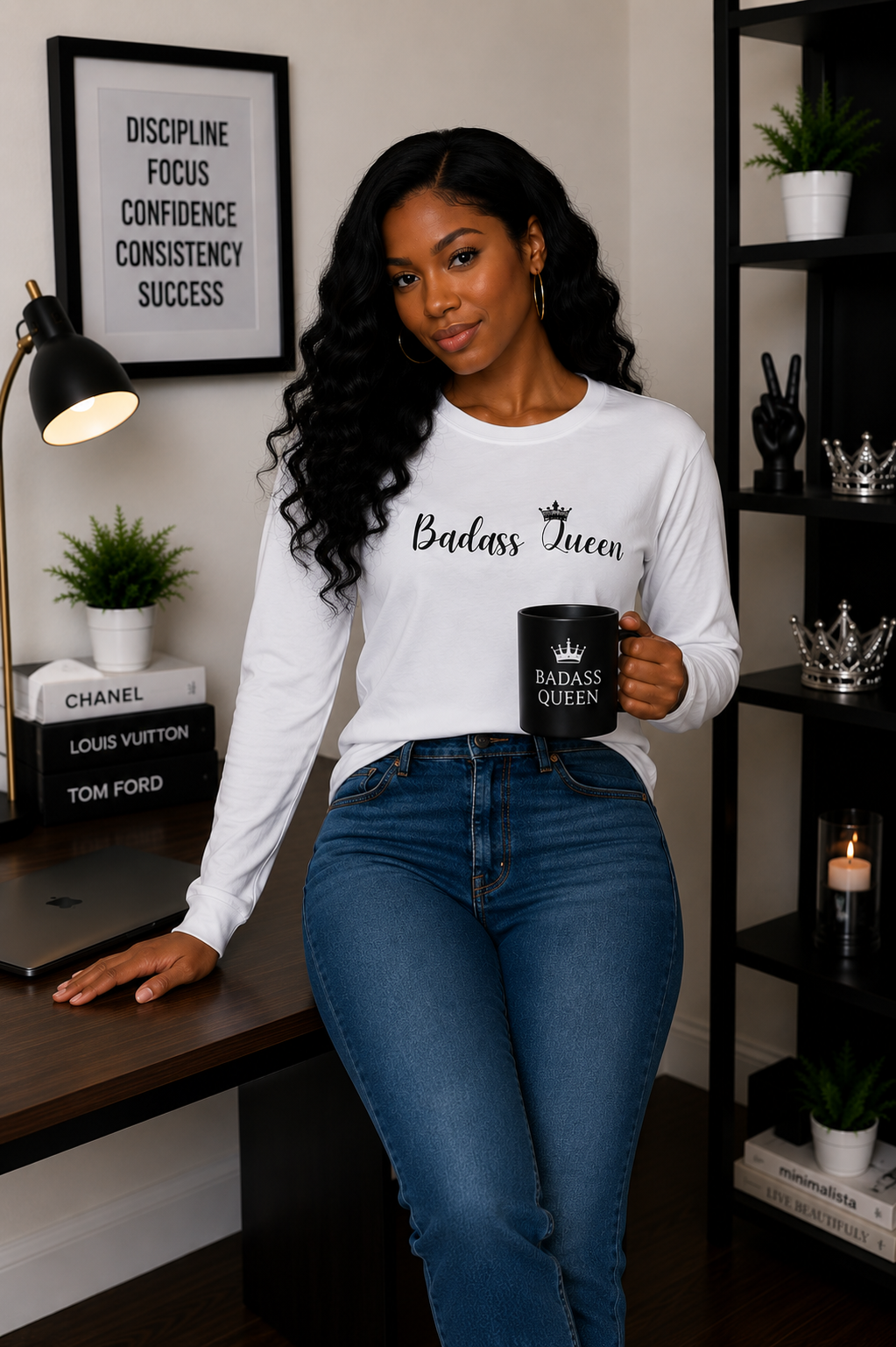 Badass Queen Unisex Ultra Cotton Long Sleeve Tee
