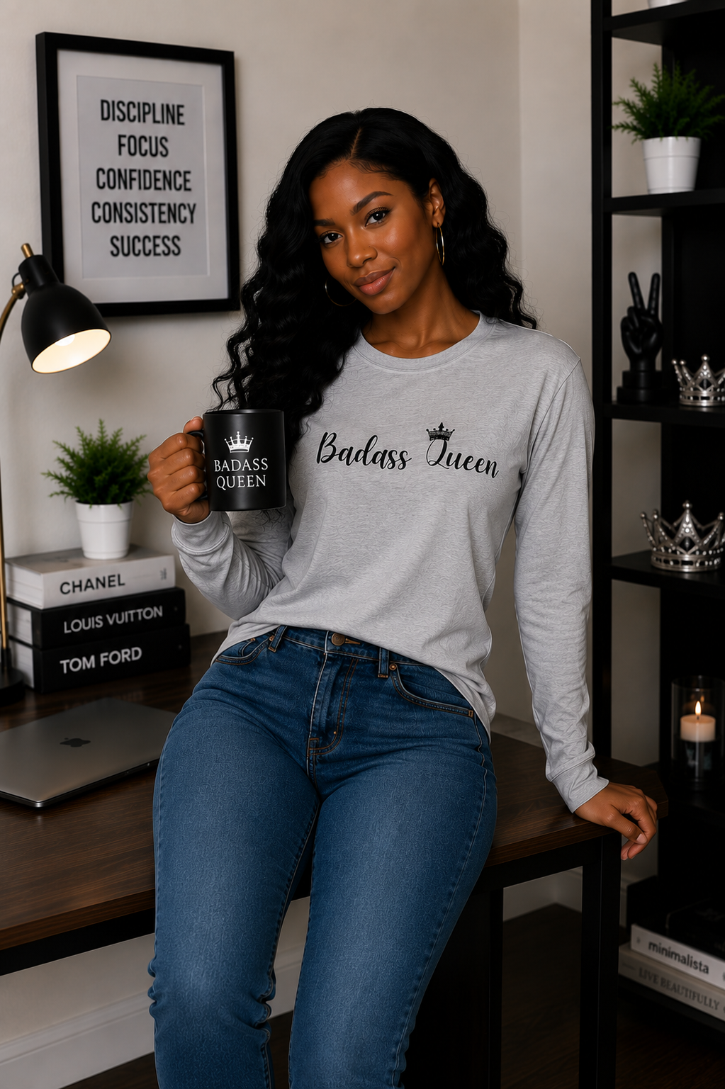 Badass Queen Unisex Ultra Cotton Long Sleeve Tee