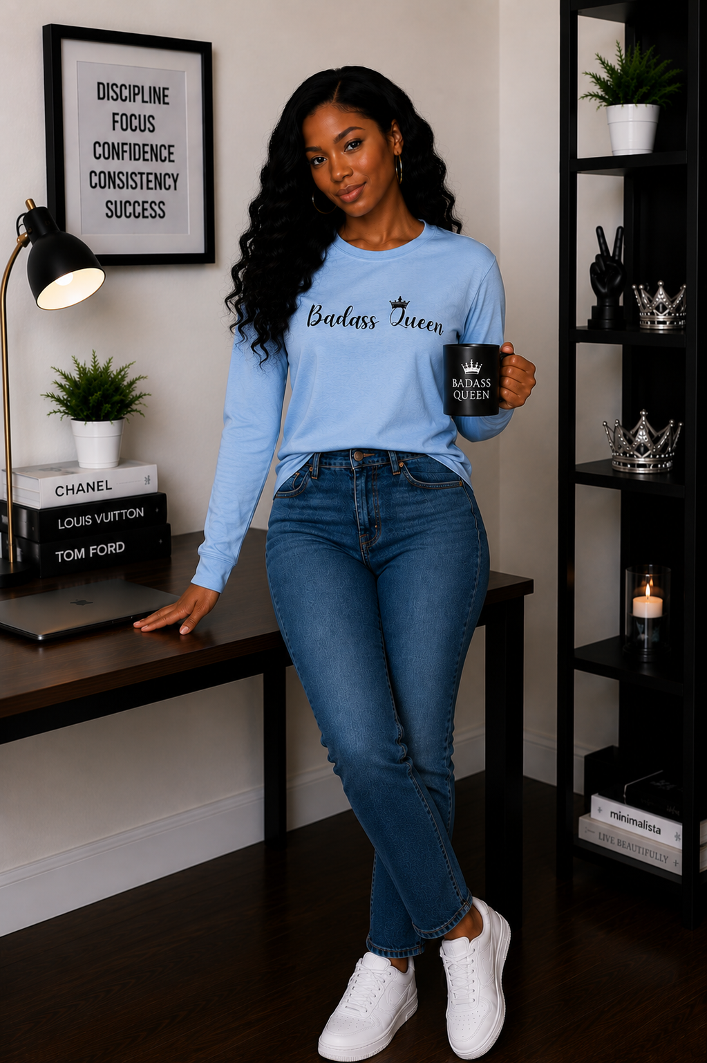 Badass Queen Unisex Ultra Cotton Long Sleeve Tee