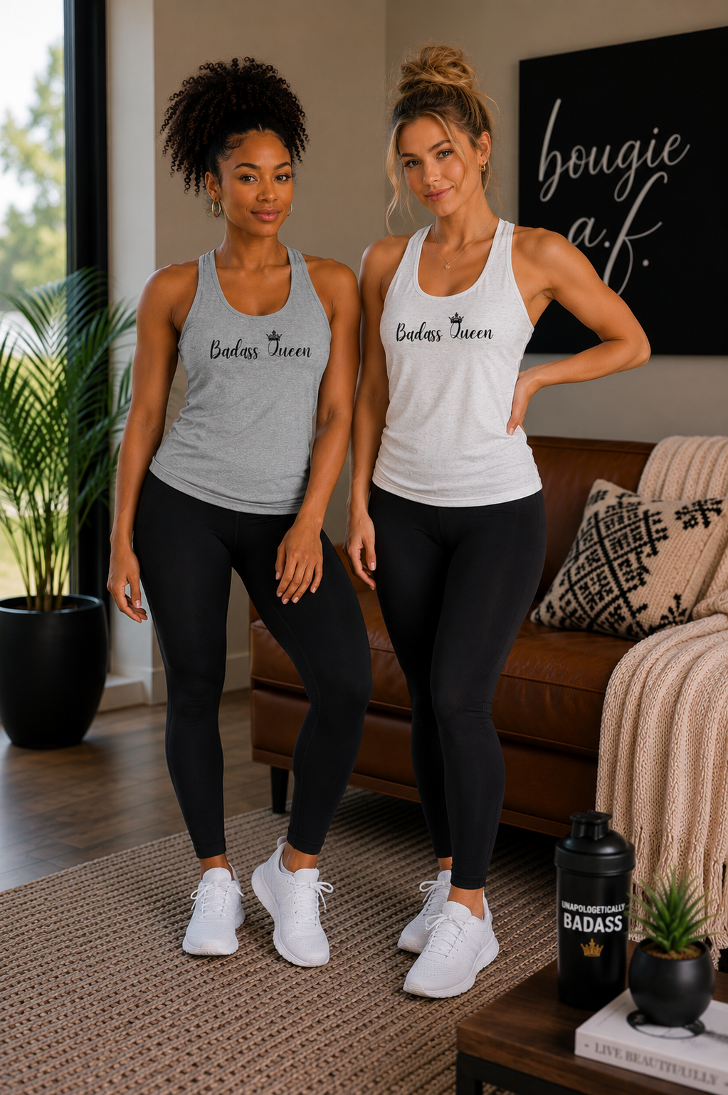 Badass Queen Women's Racerback Tank