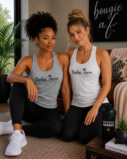 Badass Queen Women's Racerback Tank