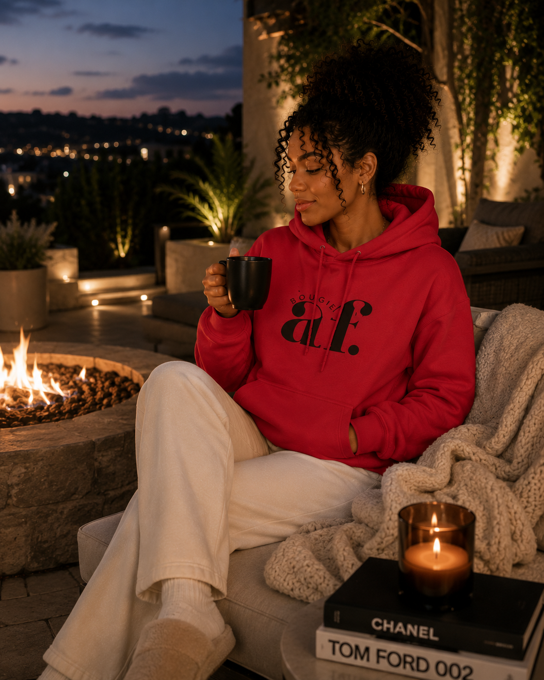 Bougie AF Fleece Hoodie