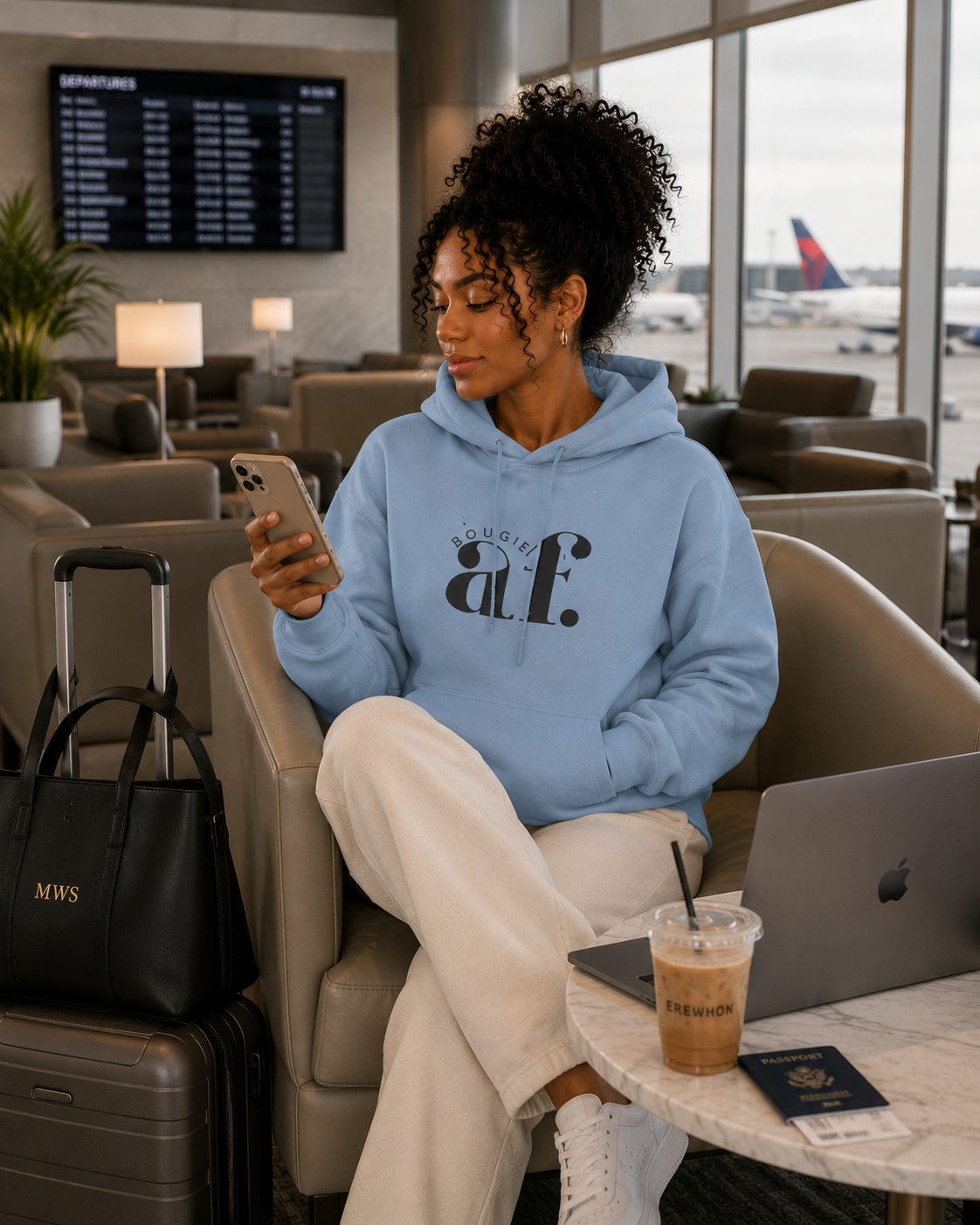 Bougie AF Fleece Hoodie
