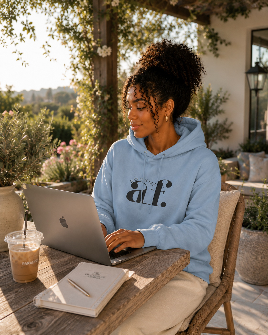 Bougie AF Fleece Hoodie