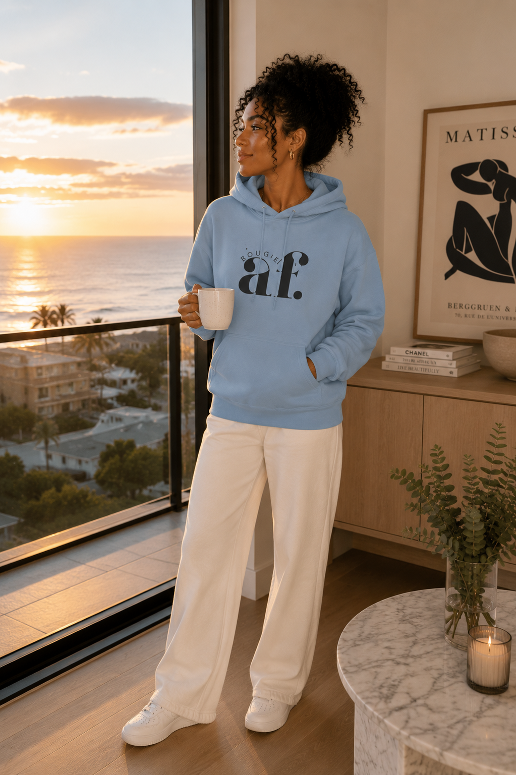 Bougie AF Fleece Hoodie