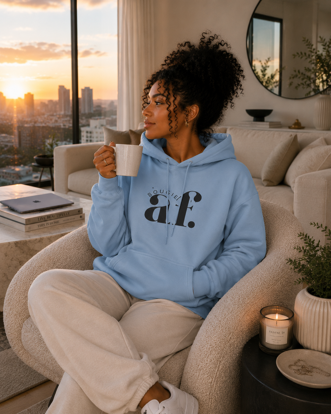Bougie AF Fleece Hoodie