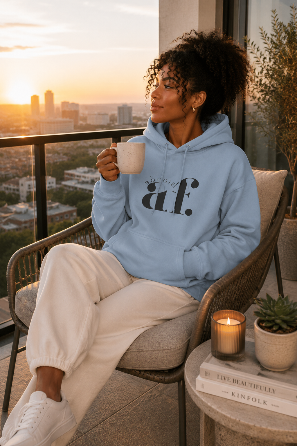 Bougie AF Fleece Hoodie