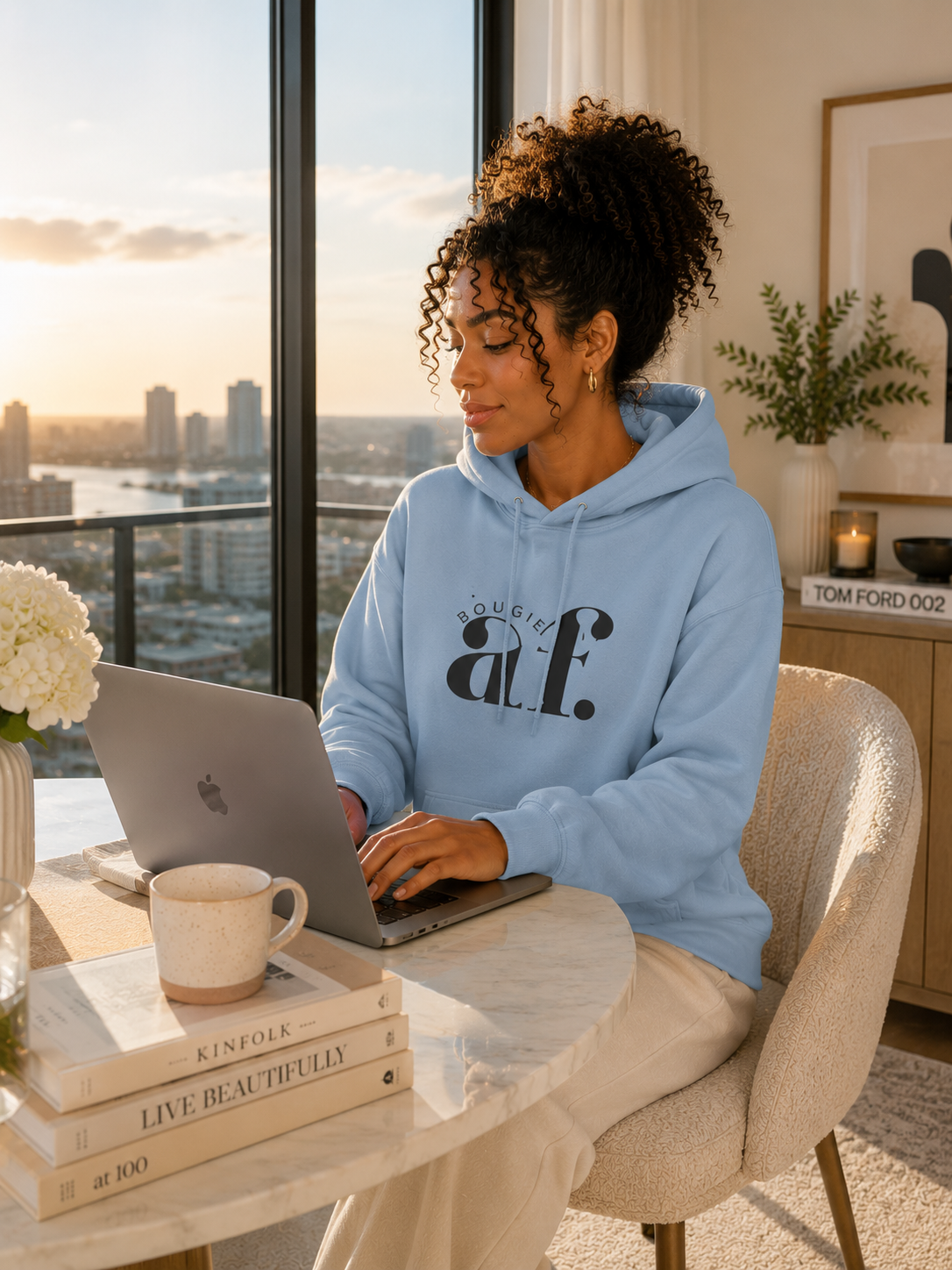 Bougie AF Fleece Hoodie