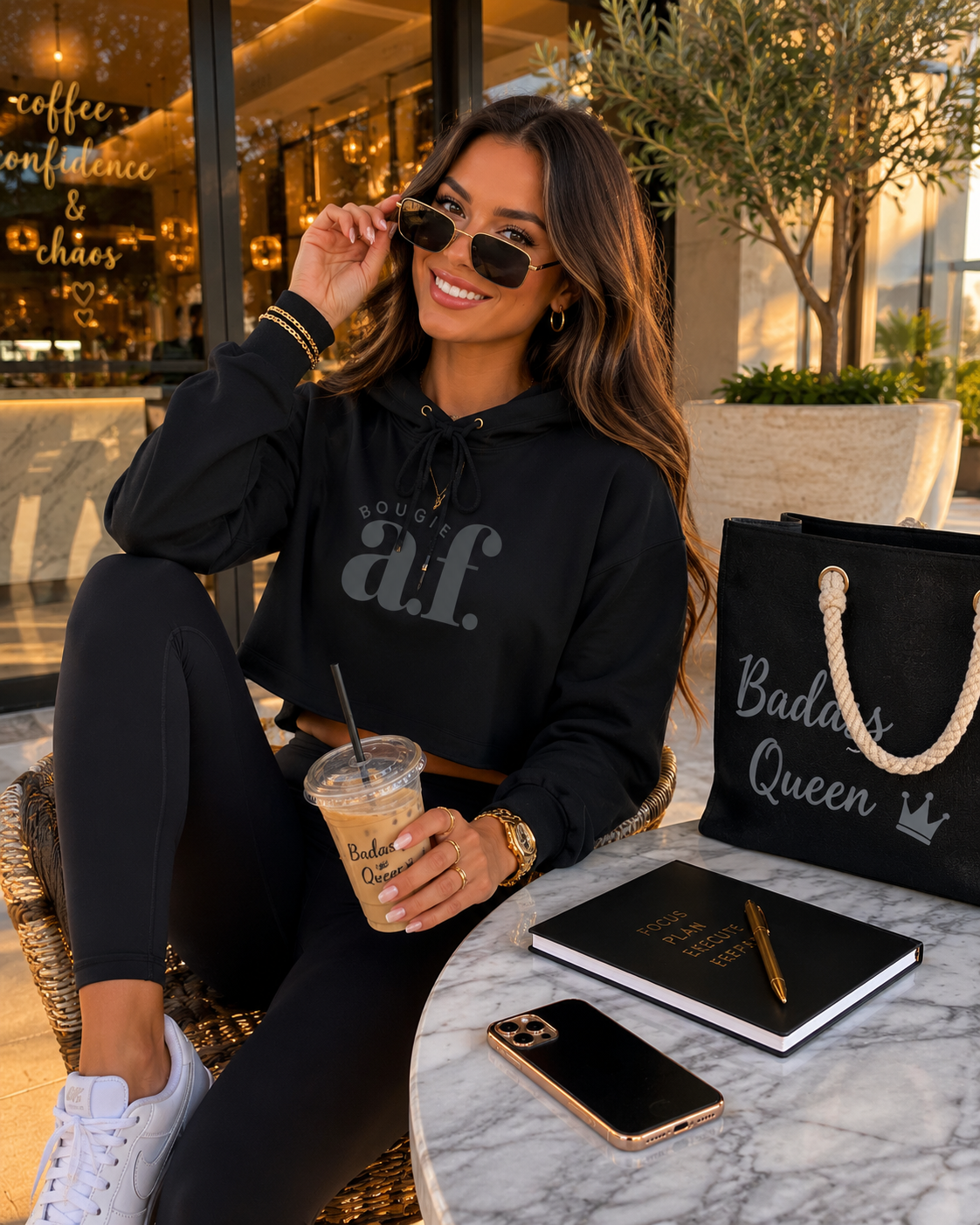 Bougie AF Fleece Hoodie