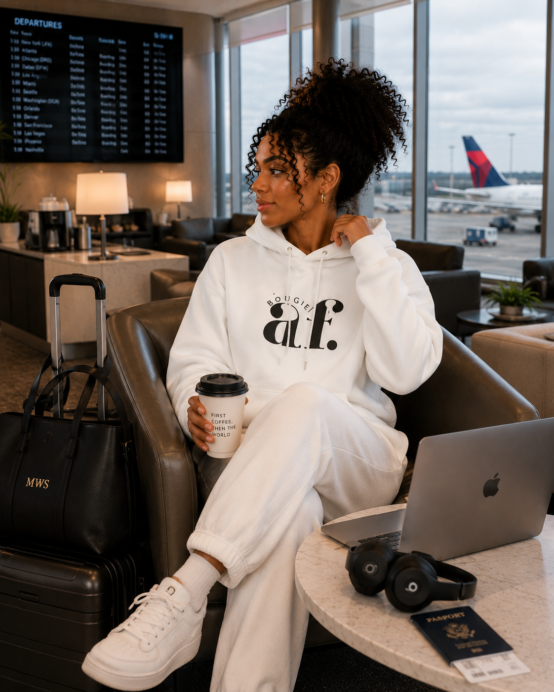 Bougie AF Fleece Hoodie