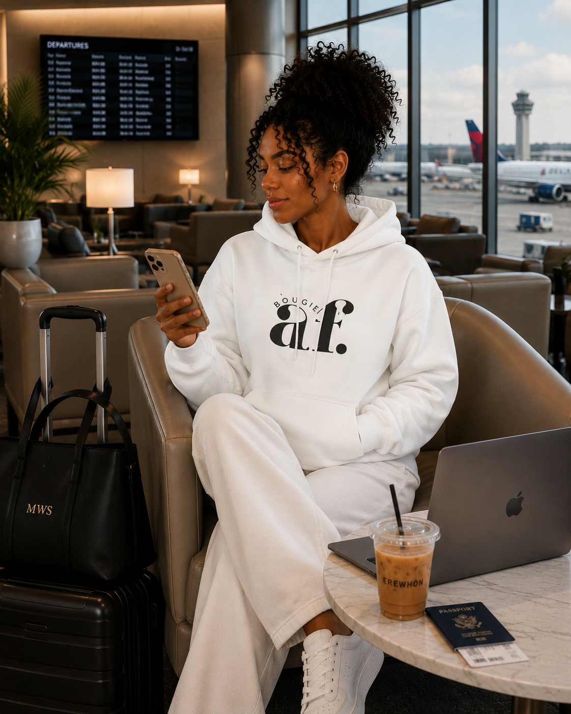 Bougie AF Fleece Hoodie