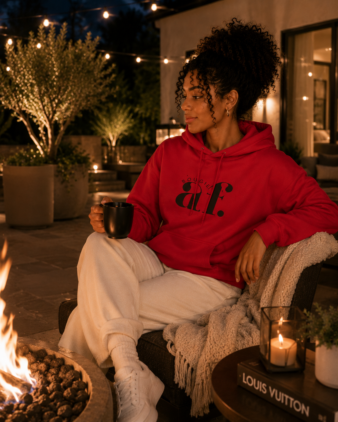 Bougie AF Fleece Hoodie