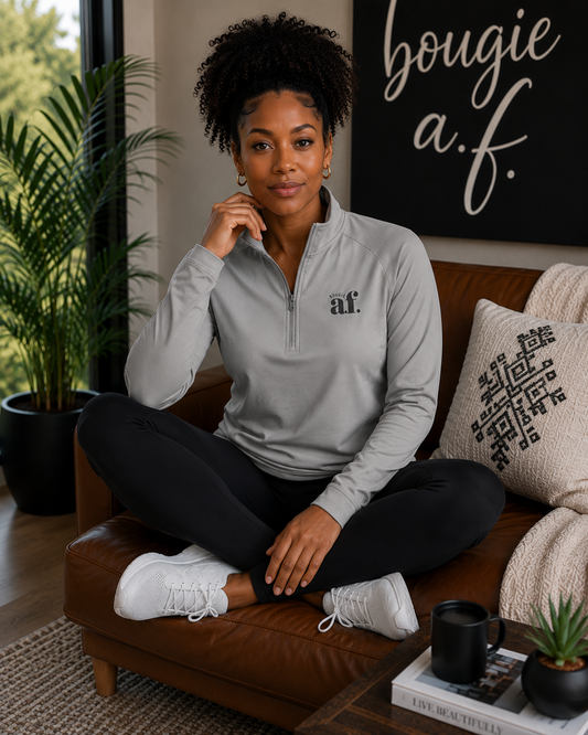 Bougie AF Quarter-Zip Pullover